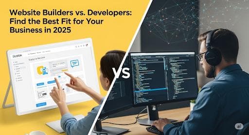 Website Builders vs. Developers Find the Best Fit for Your Business in 2025